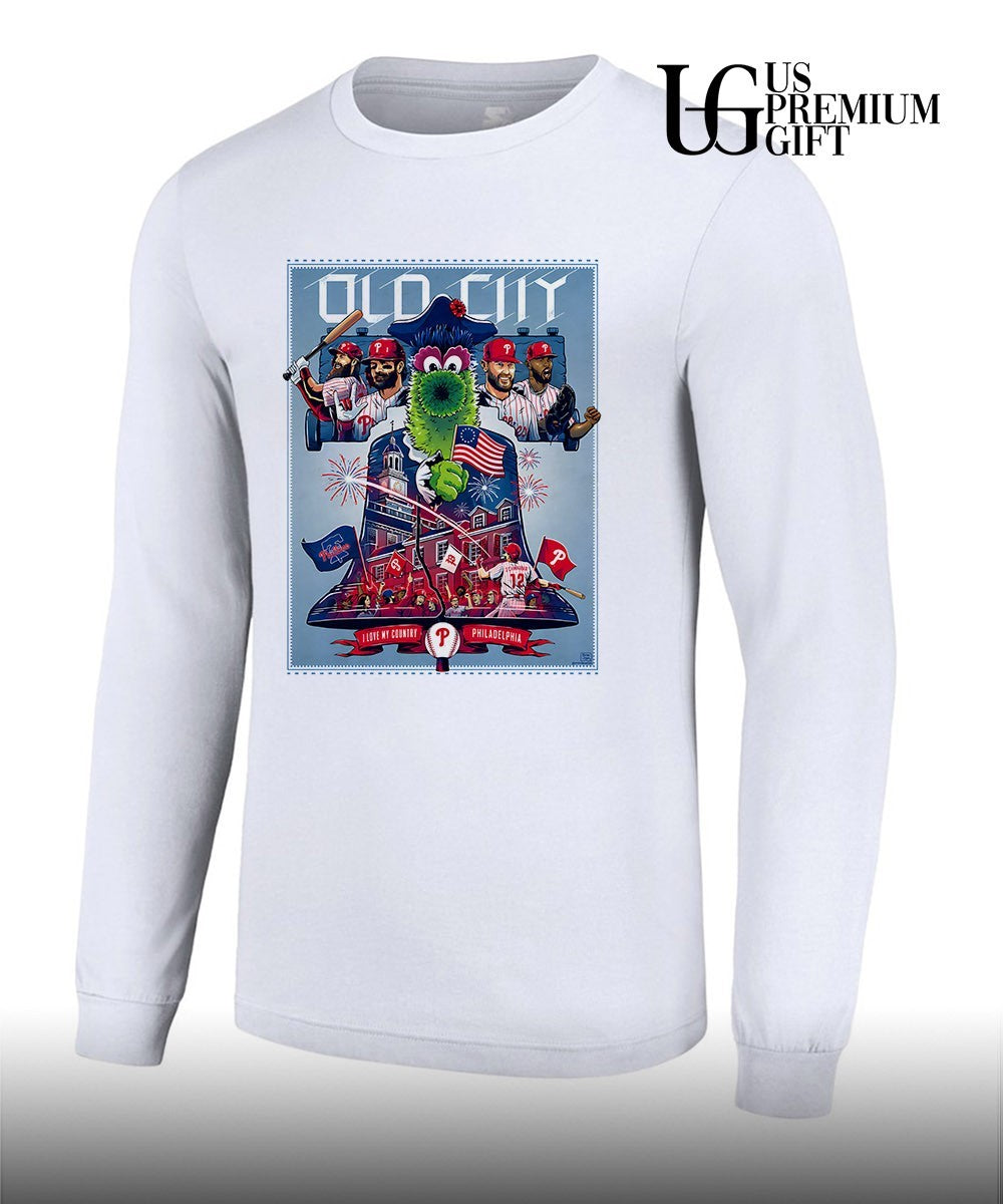 Bryce Harper Kyle Schwarber Philadelphia Phillies The Phanatic Old City I Love My Country MLB All-Star Game 2026 shirt