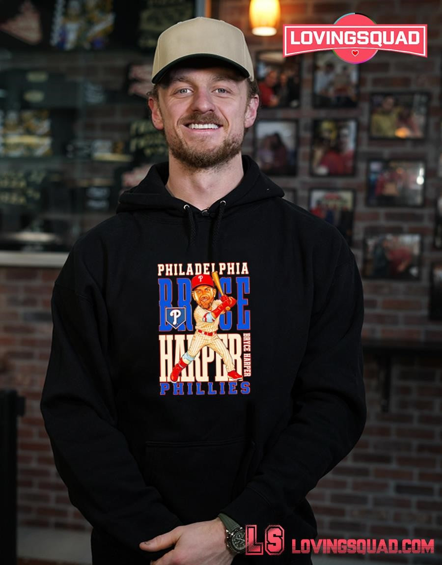 Bryce Harper Philadelphia Phillies Caricature T-Shirt