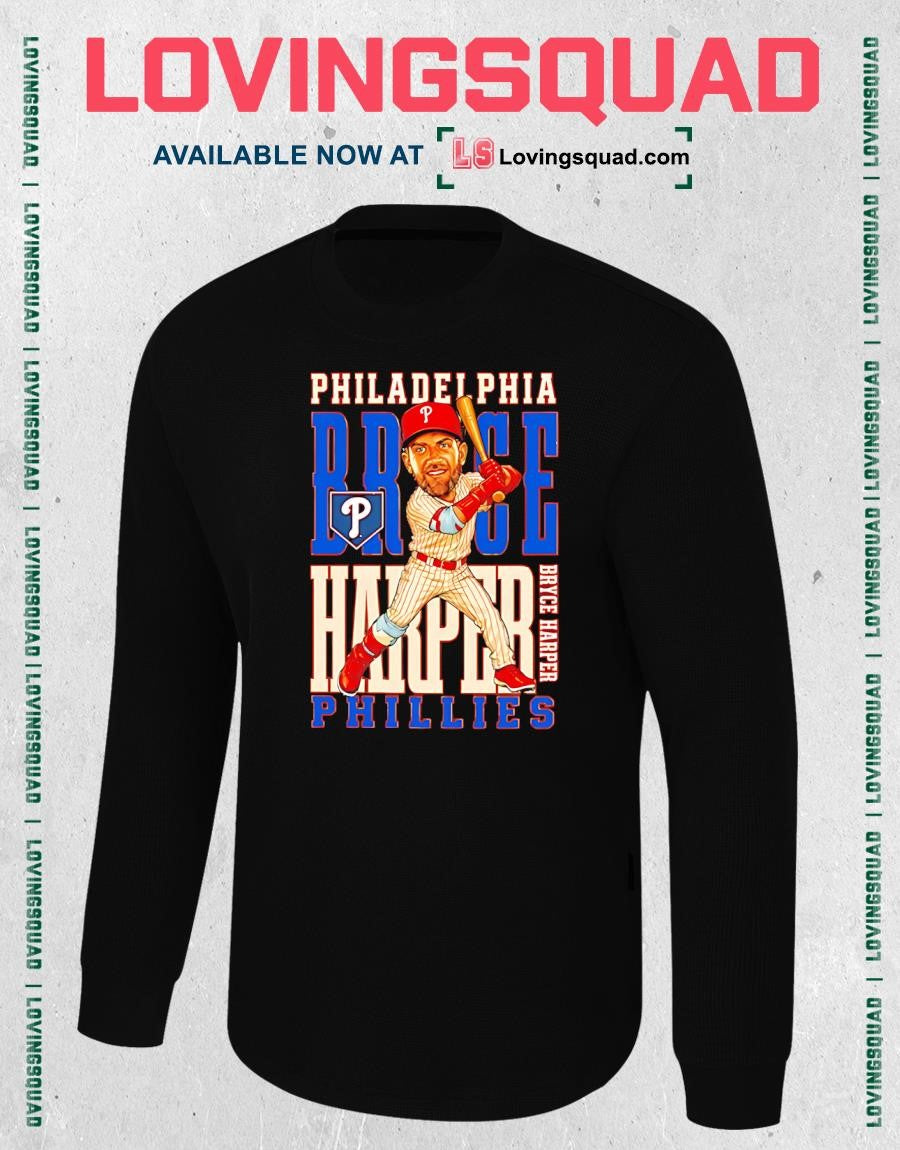 Bryce Harper Philadelphia Phillies Caricature T-Shirt