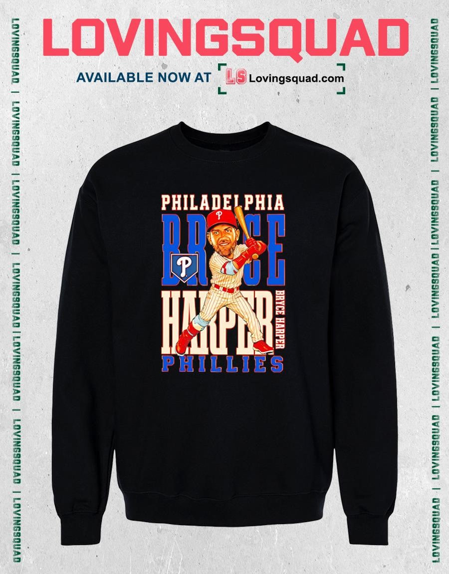 Bryce Harper Philadelphia Phillies Caricature T-Shirt