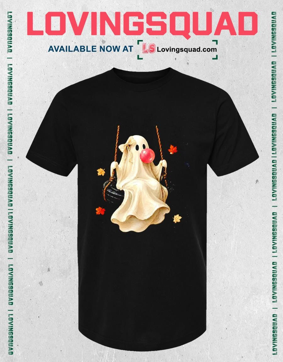 Bubble Gum Ghost Halloween T-shirt