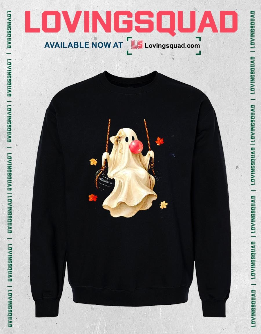 Bubble Gum Ghost Halloween T-shirt