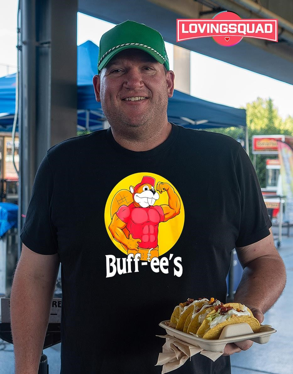 Bucees Buff Ees Muscle Logo T-shirt