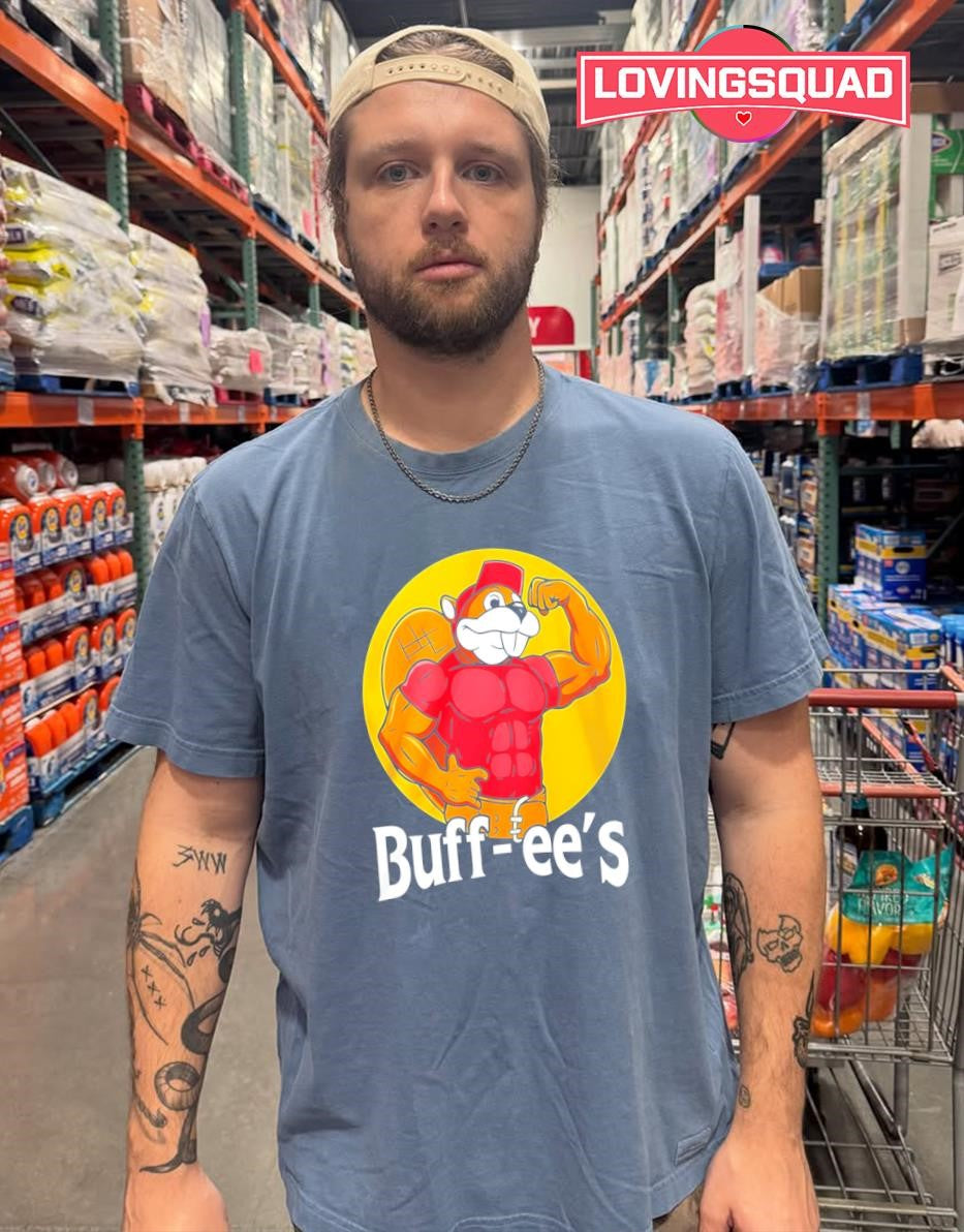 Bucees Buff Ees Muscle Logo T-shirt