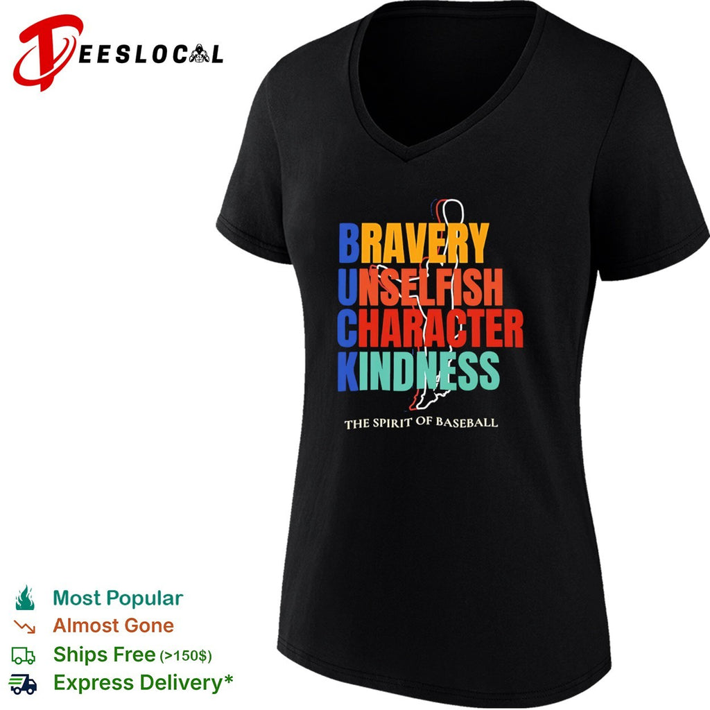 Buck O’Neil The Spirit of Baseball Bravery Unselfish Character Kindness shirt