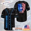 Bud Light America Flag Baseball Jersey