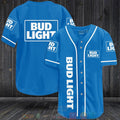 Bud Light blue Baseball shirt