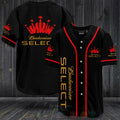 FASHION Budweiser Select Baseball Jerseys Botton Shirt