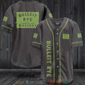 Bulleit Rye Frontier Whiskey black Baseball shirt