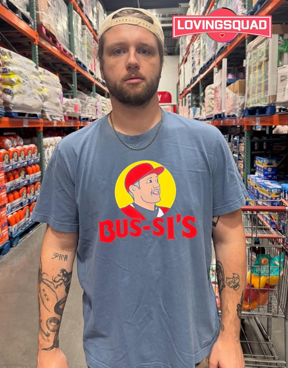 Bus-Si’s Parody Logo Buc-ee’s mascot shirt