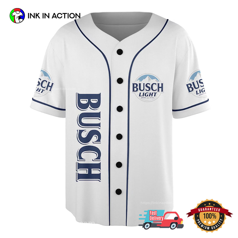 Busch Light Beer Lovers Baseball Jersey