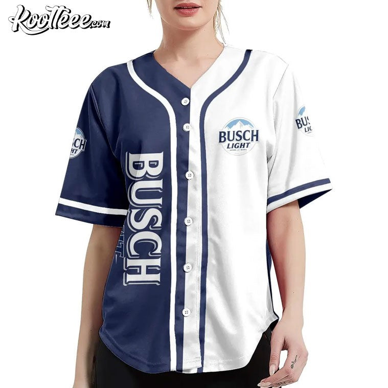 Busch Light Beer Personalized Baseball Jersey