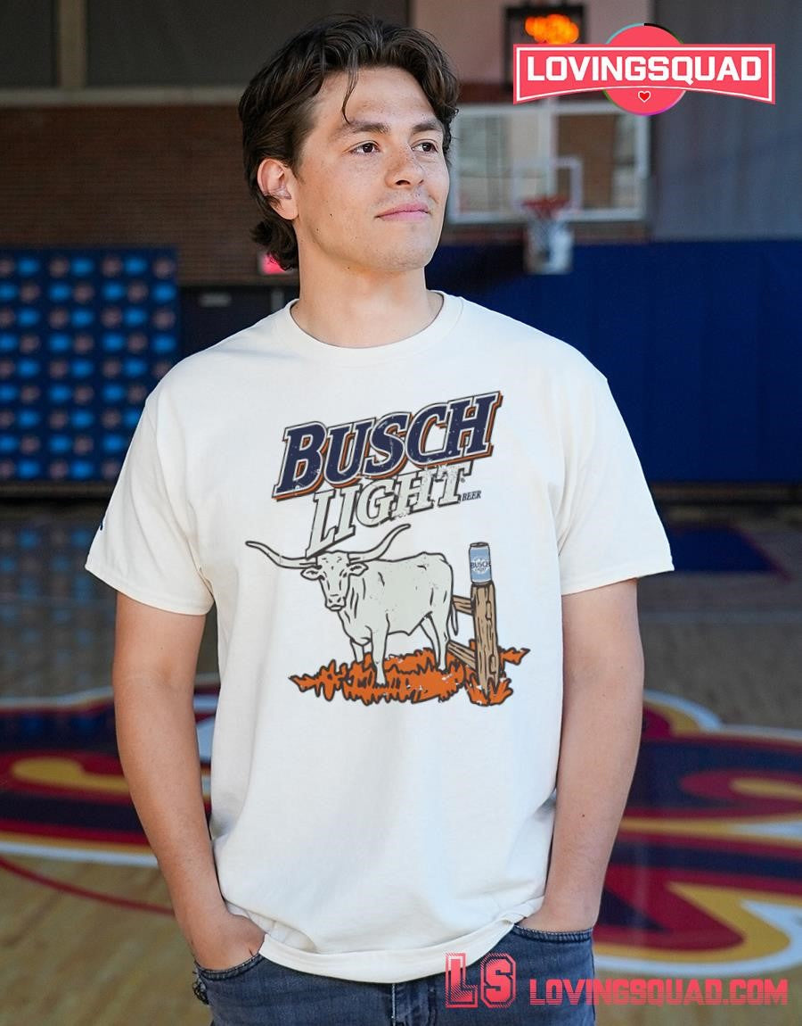 Busch Light Farming Bull Cow T-Shirt