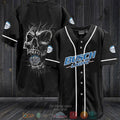 Busch Light Skull black Baseball shirt