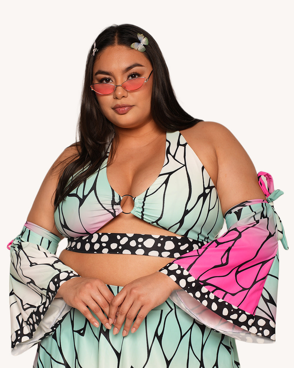 Butterfly Dance Top with Sleeves