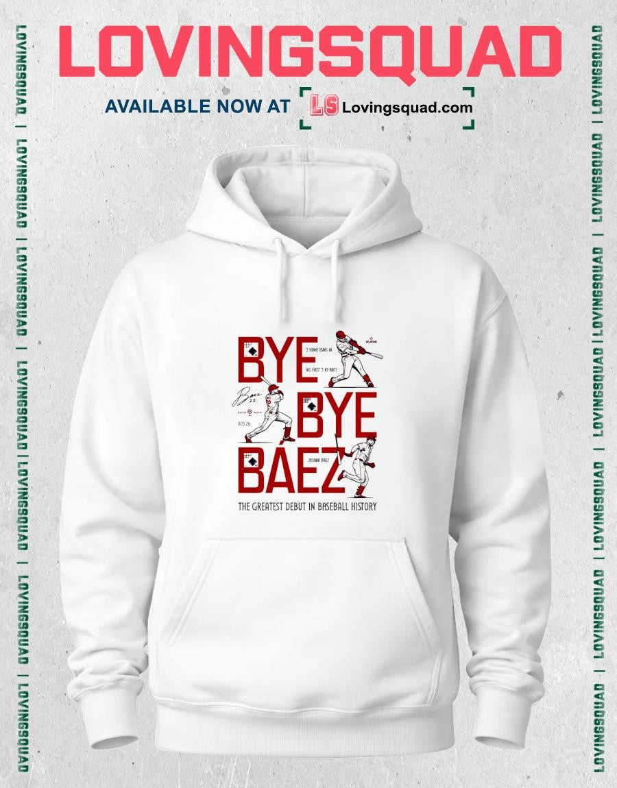 Bye Bye Joshua Báez 3 in his first 3 at-bats home runs the greatest debut in baseball history-Shirt