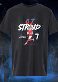 CJ Stroud Autograph Running Football Player Houston Texans shirt