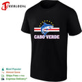 Cabo Verde shark mascot crest shirt