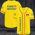 Cafe Bustelo yellow Baseball shirt