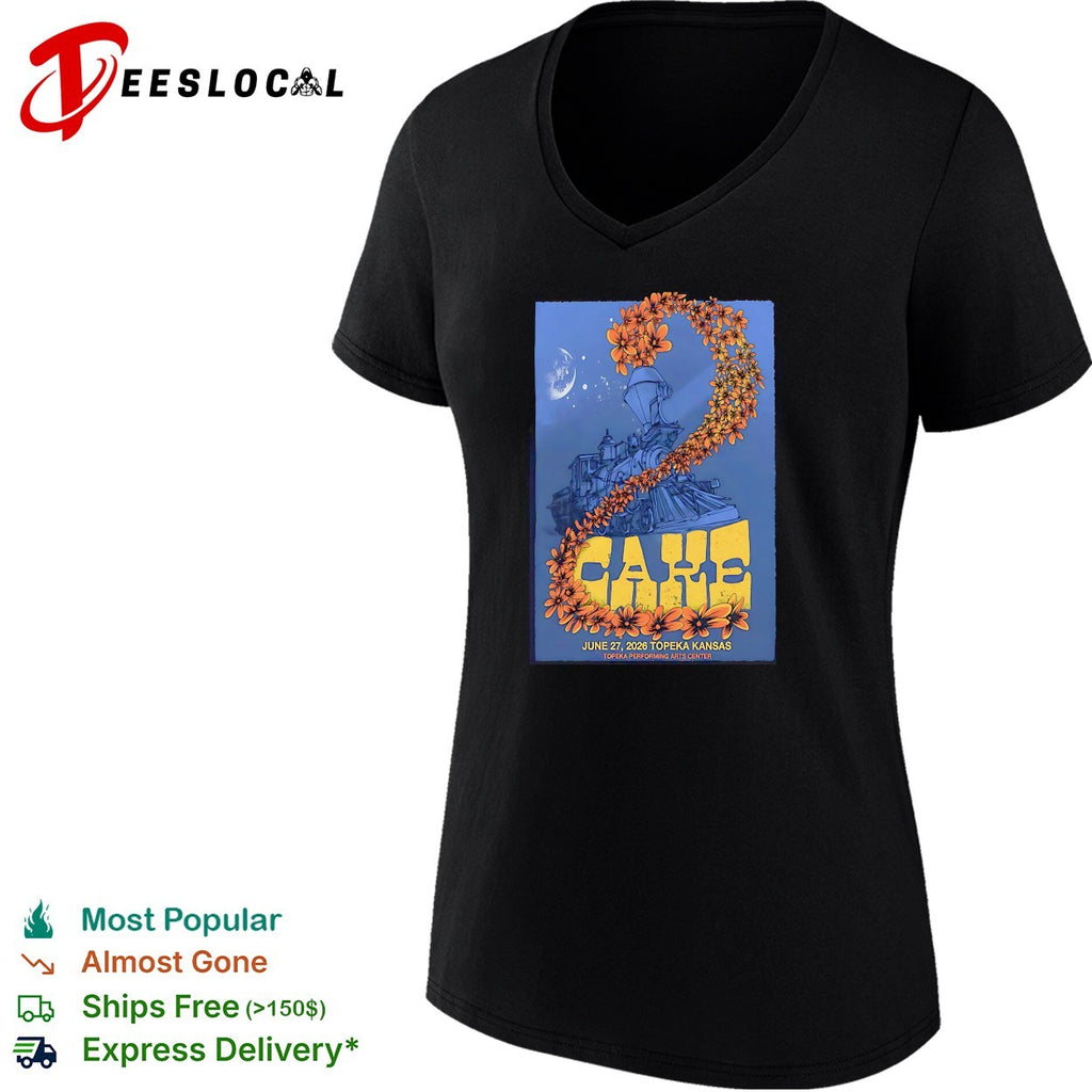 Cake band Topeka Kansas 2026 poster shirt