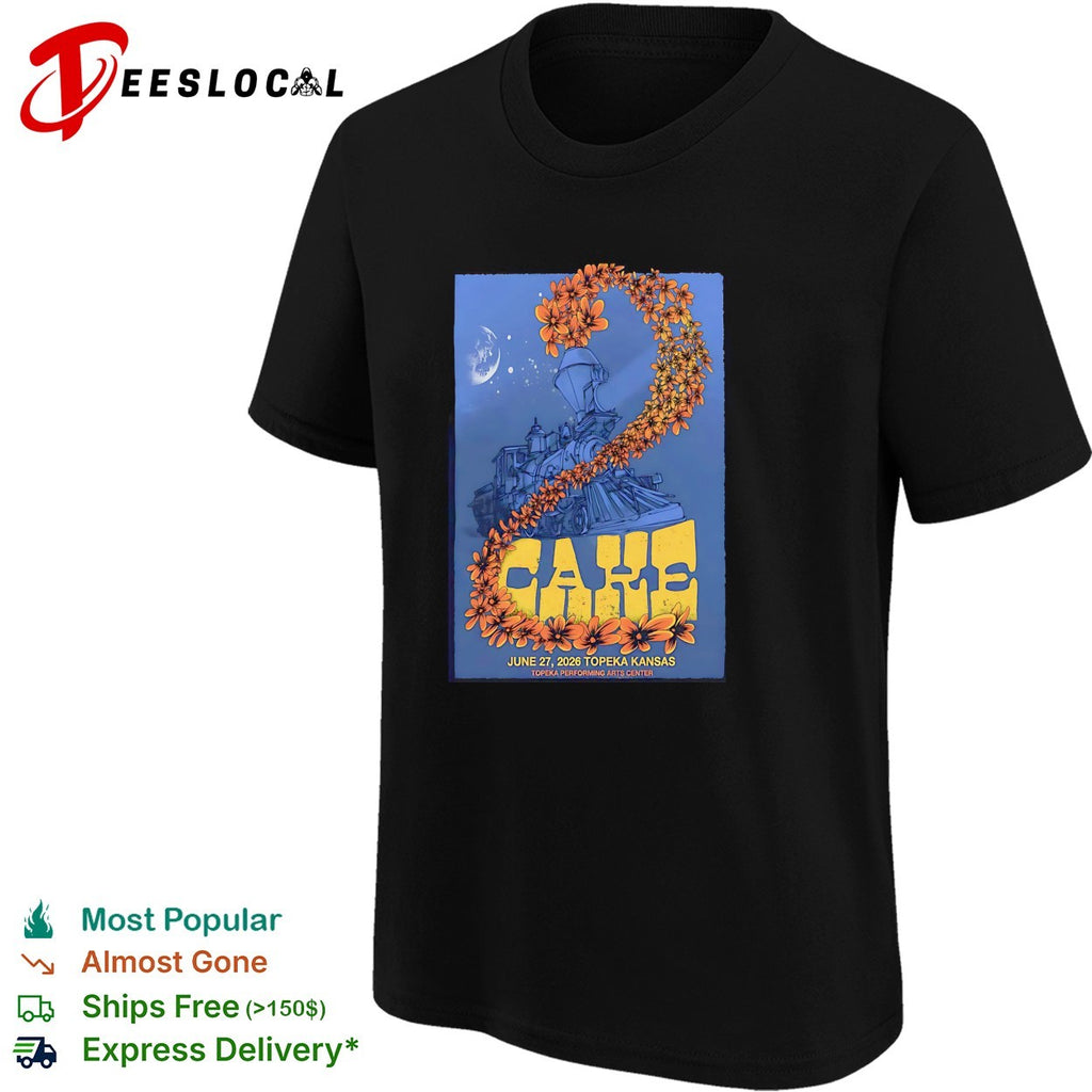 Cake band Topeka Kansas 2026 poster shirt