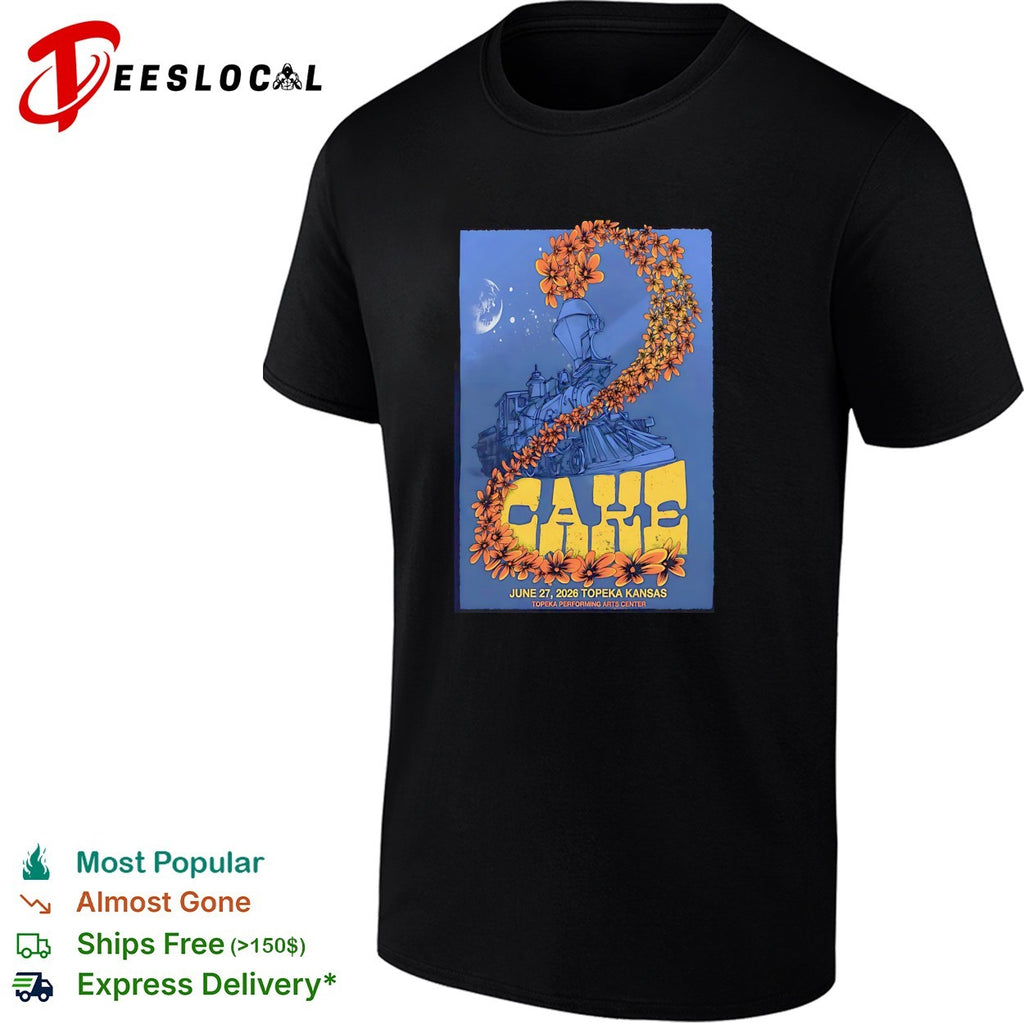 Cake band Topeka Kansas 2026 poster shirt