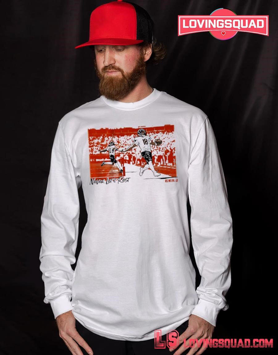 Caleb Williams and Luther Burden III Never Let It Rest T-shirt