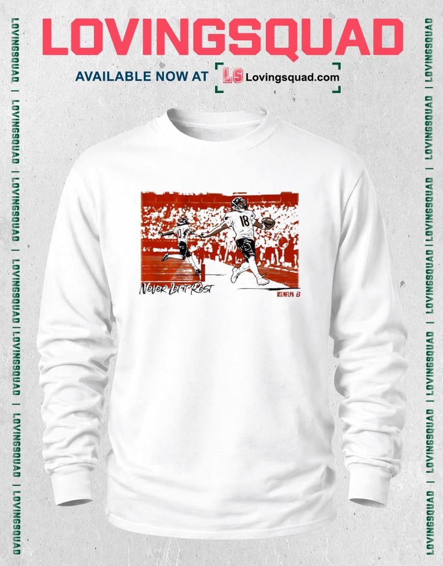 Caleb Williams and Luther Burden III Never Let It Rest T-shirt