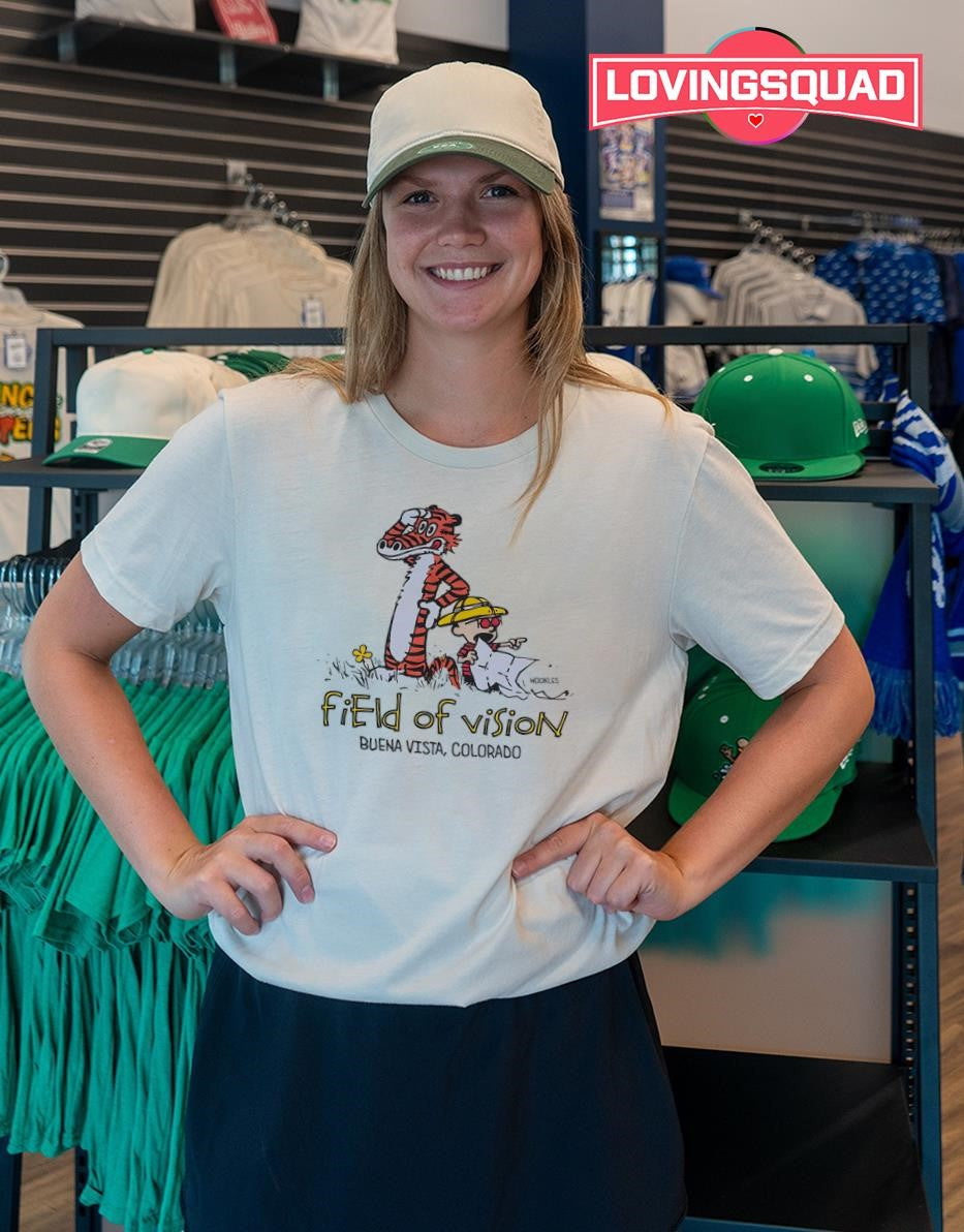 Calvin and Hobbes Field of Vision Buena Vista Colorado T-shirt