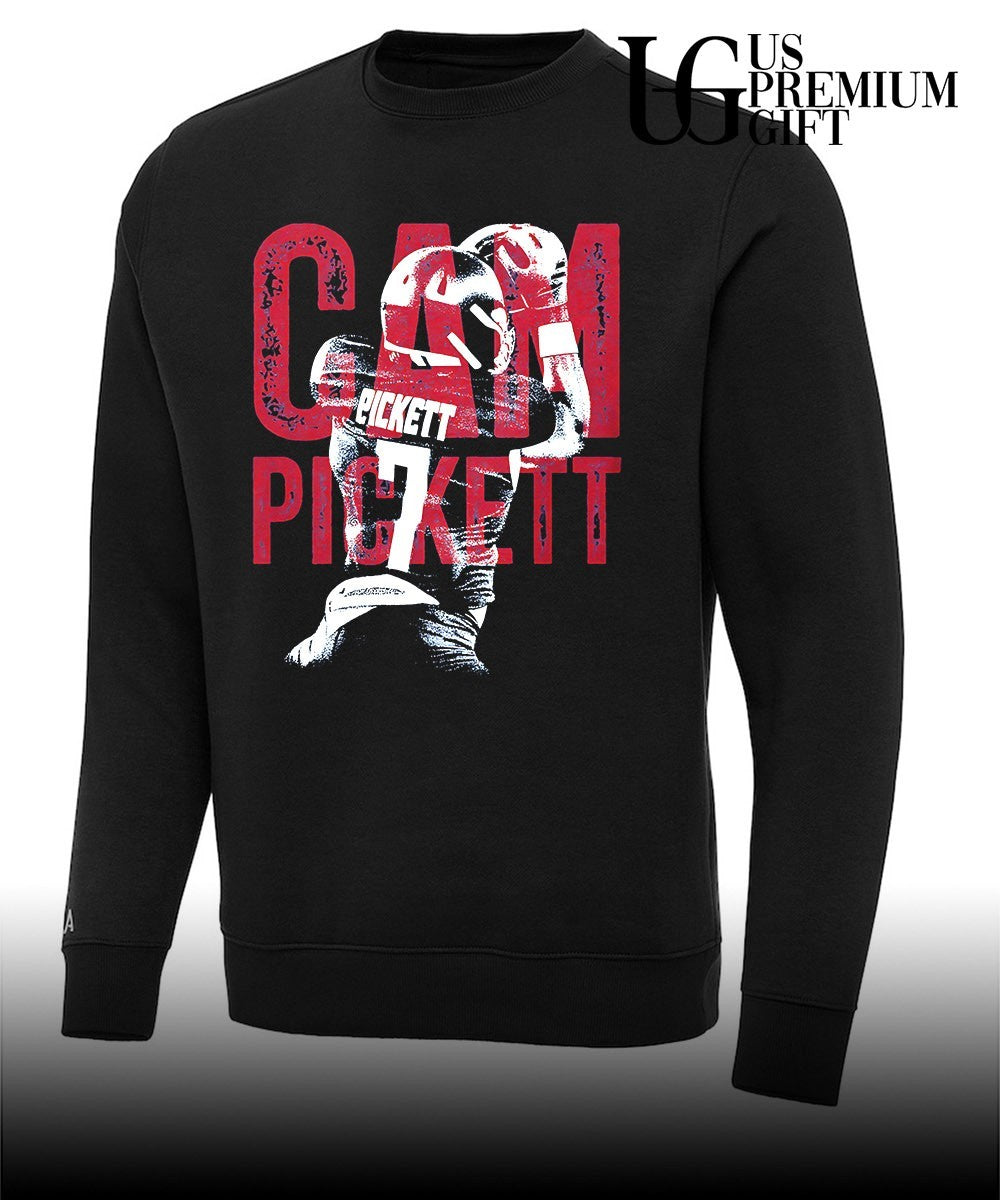 Cam Pickett Kansas Jayhawks Football College Bitmap shirt