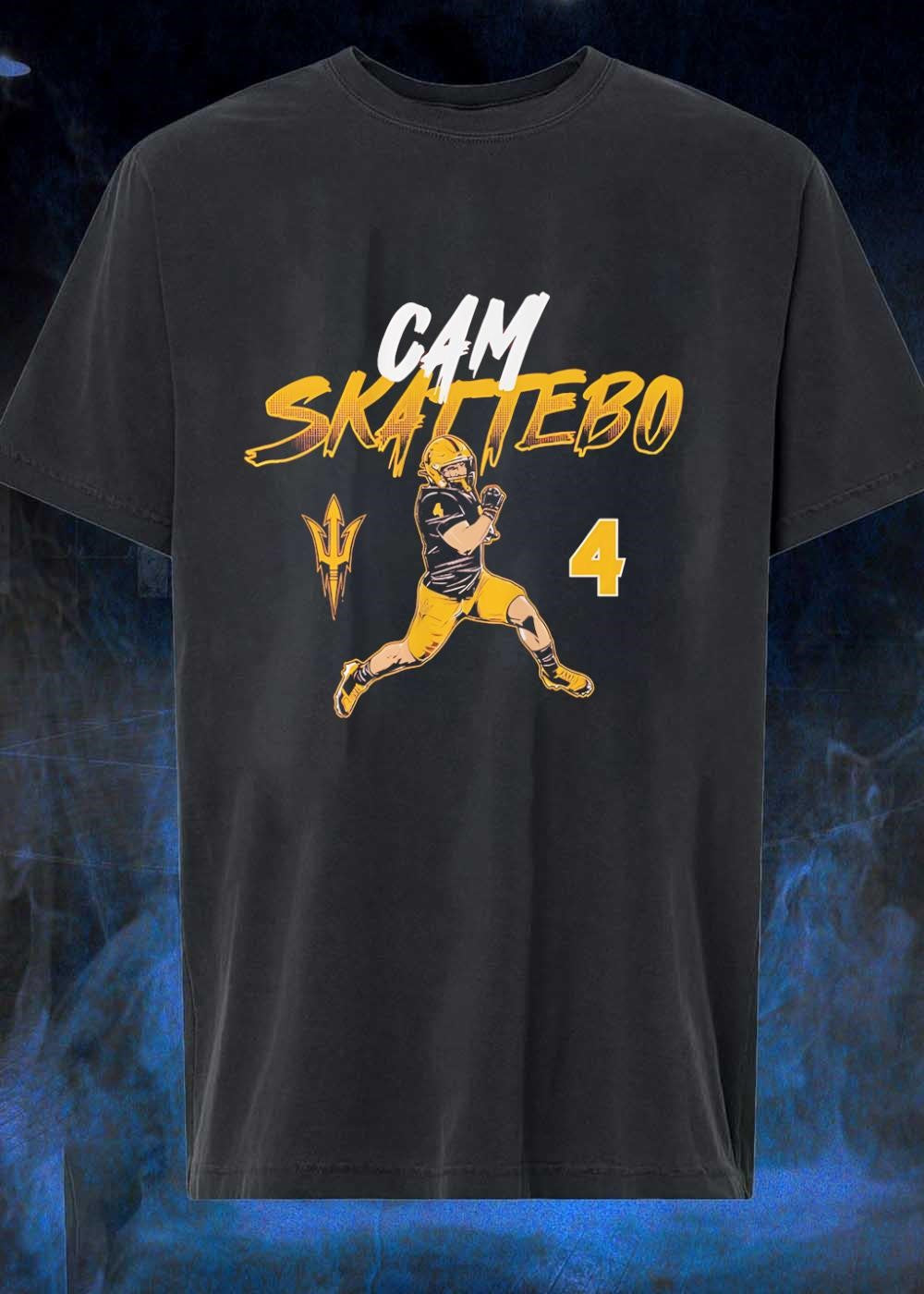 Cam Skattebo Running Back Action Arizona State Sun Devils shirt