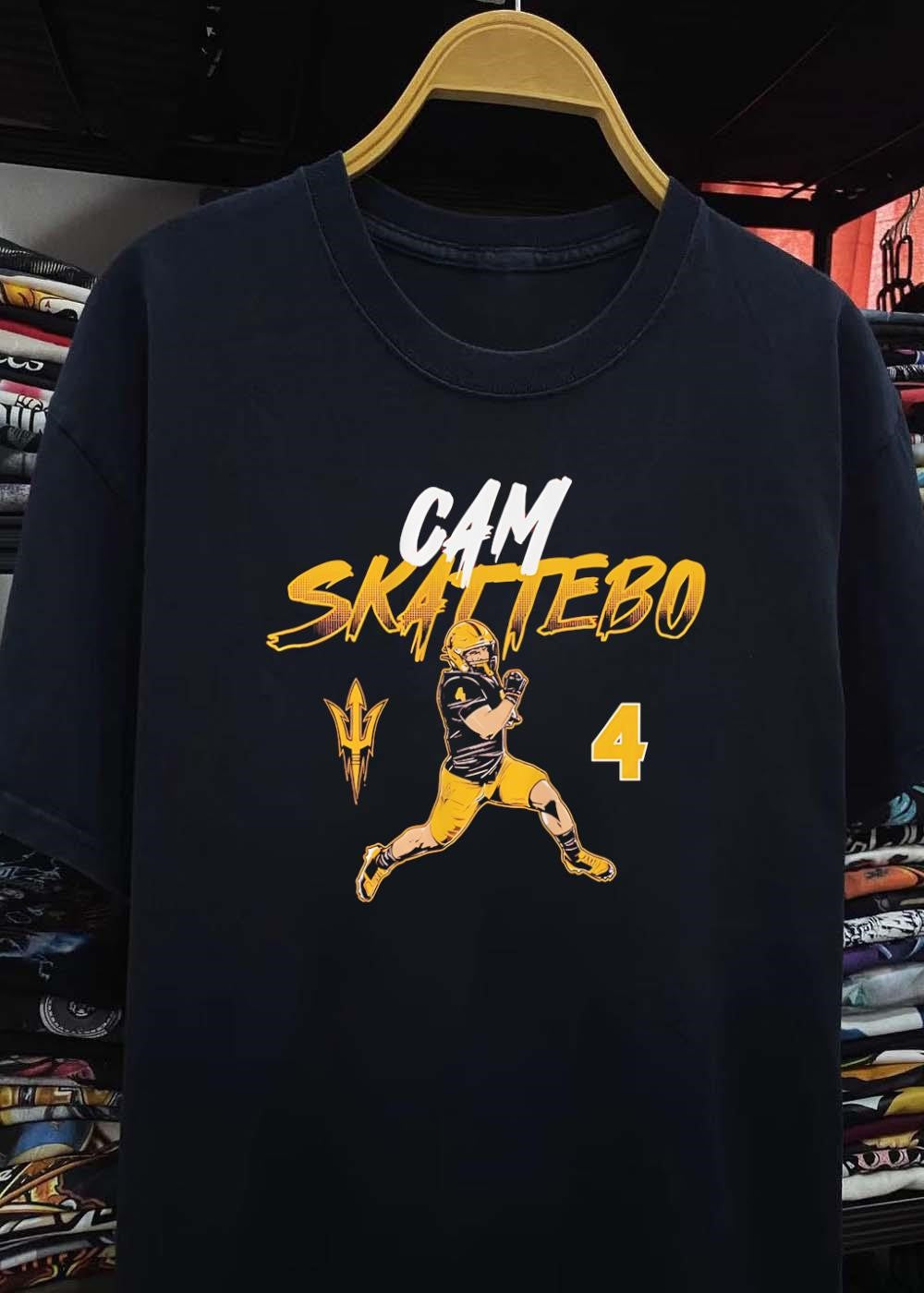 Cam Skattebo Running Back Action Arizona State Sun Devils shirt
