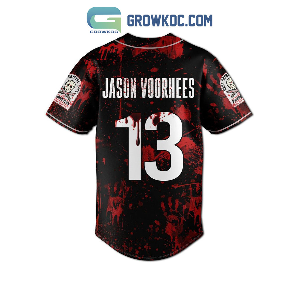 Camp Crystal Lake Counselor Personalized Baseball Jersey