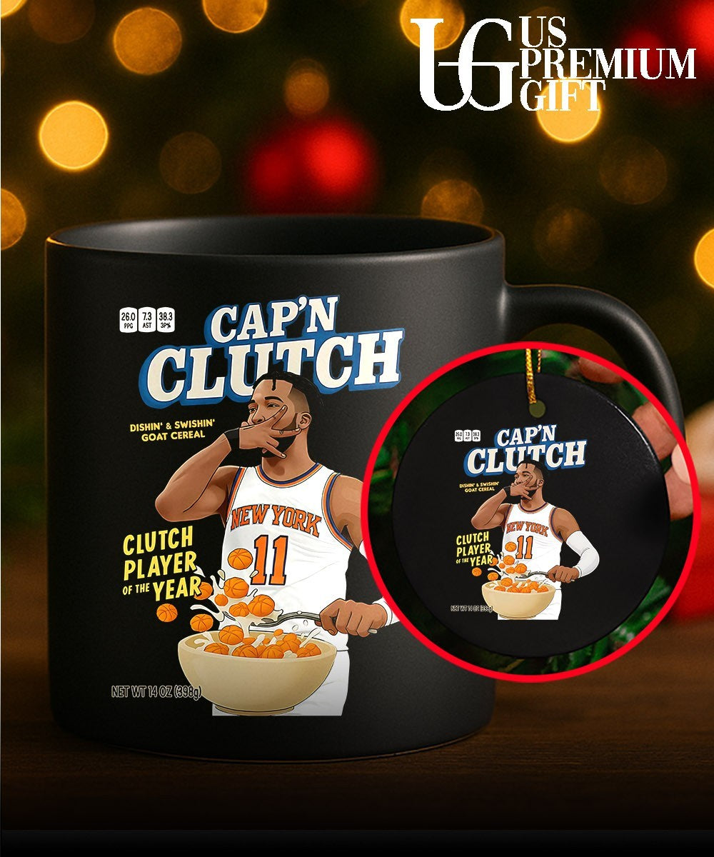 Cap’n Clutch Jalen Brunson Knicks fan T-shirt