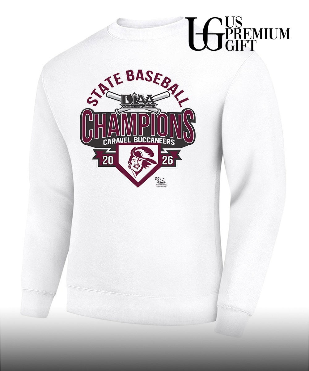 Caravel Buccaneers DIAA State Baseball Championship 2026 shirt