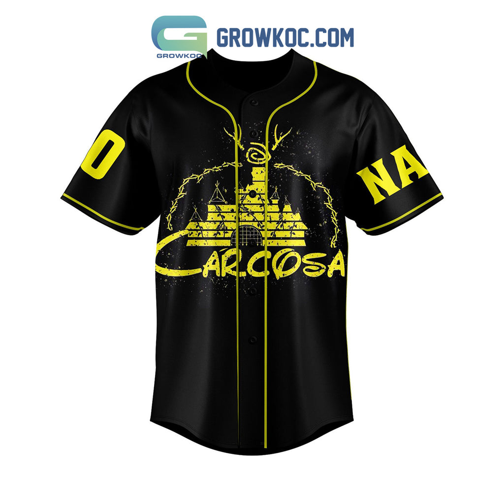 Carcosa Yellow King Personalized Baseball Jersey