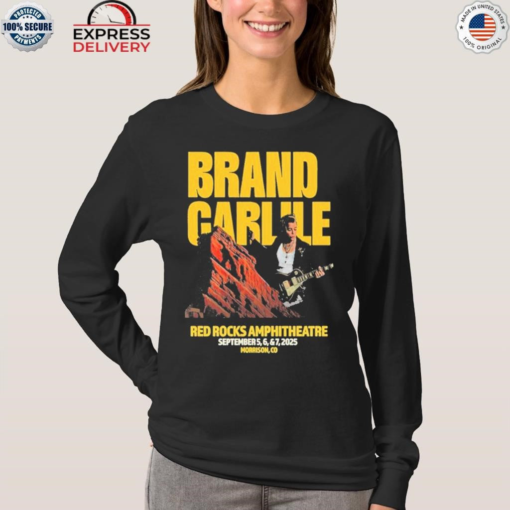 Carlile September 5-7 2025 Red Rocks Amphitheatre Morrison CO Shirt