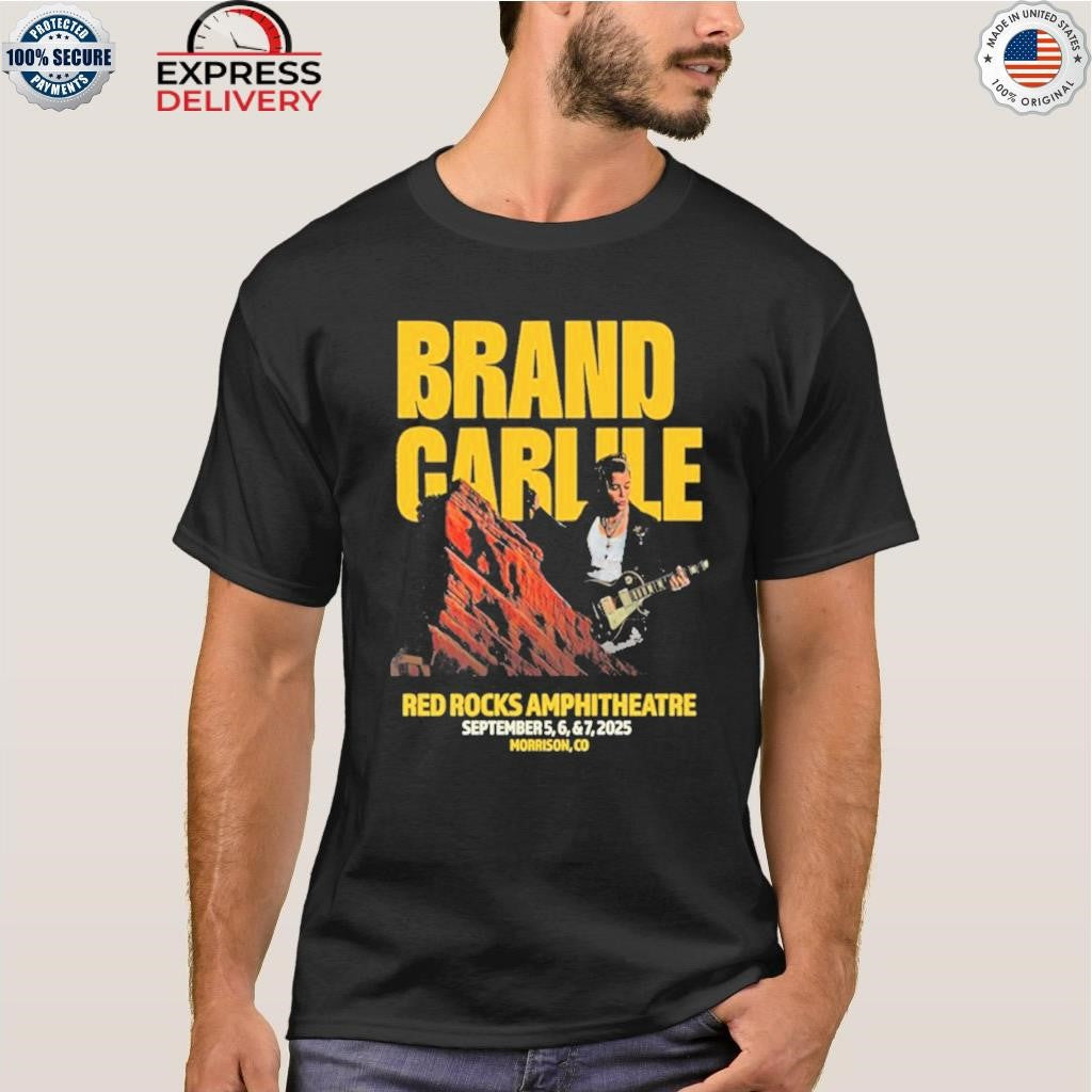 Carlile September 5-7 2025 Red Rocks Amphitheatre Morrison CO Shirt