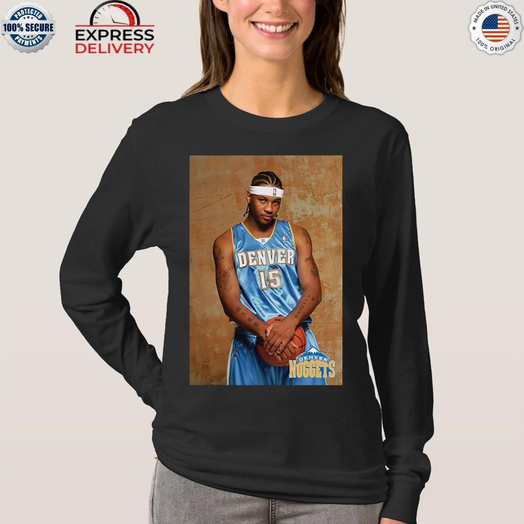 Carmelo Anthony Denver Nuggets Rookie Photo Shirt