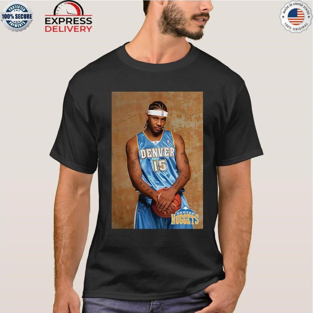 Carmelo Anthony Denver Nuggets Rookie Photo Shirt