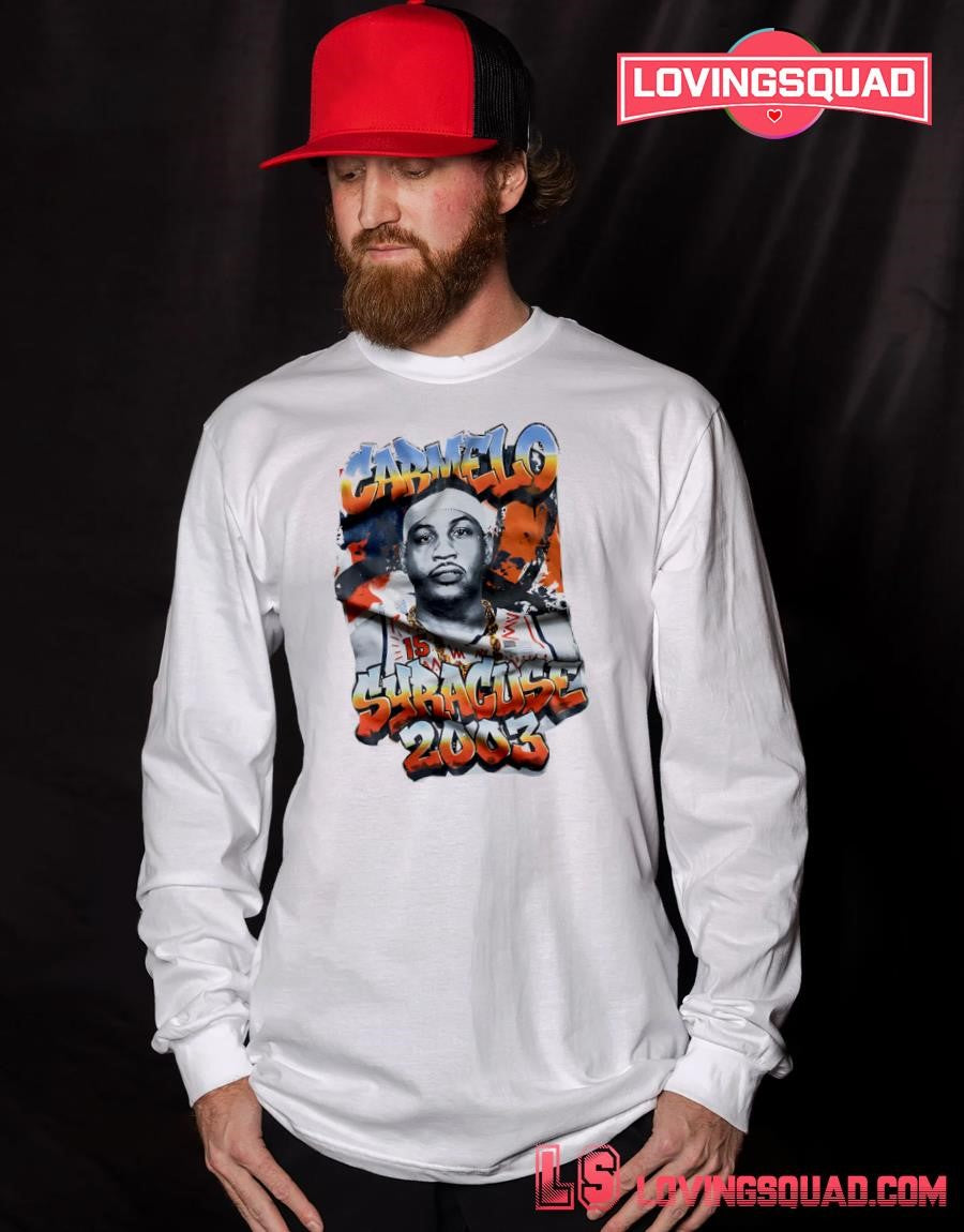 Carmelo Anthony Syracuse 2003 Vintage Bootleg T-shirt