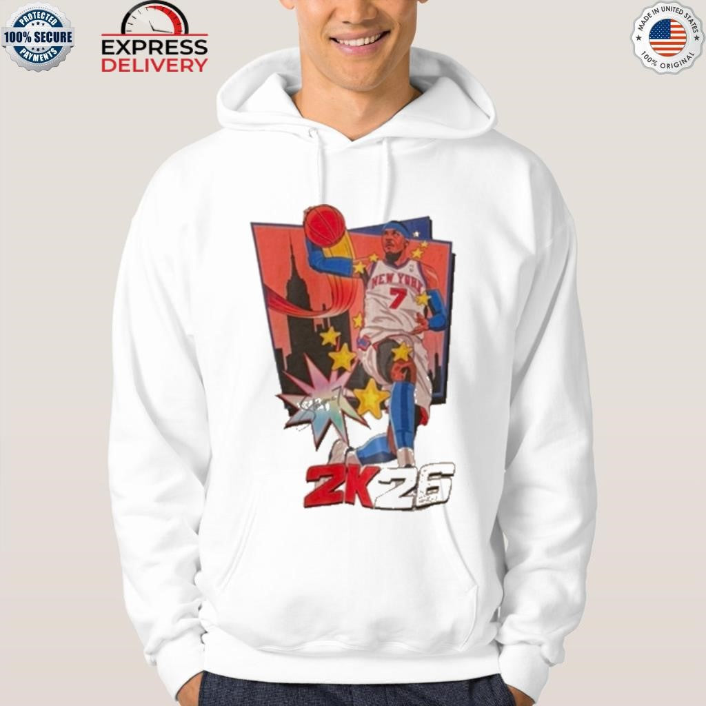 Carmelo Anthony York Knicks Nba 2K26 Shirt