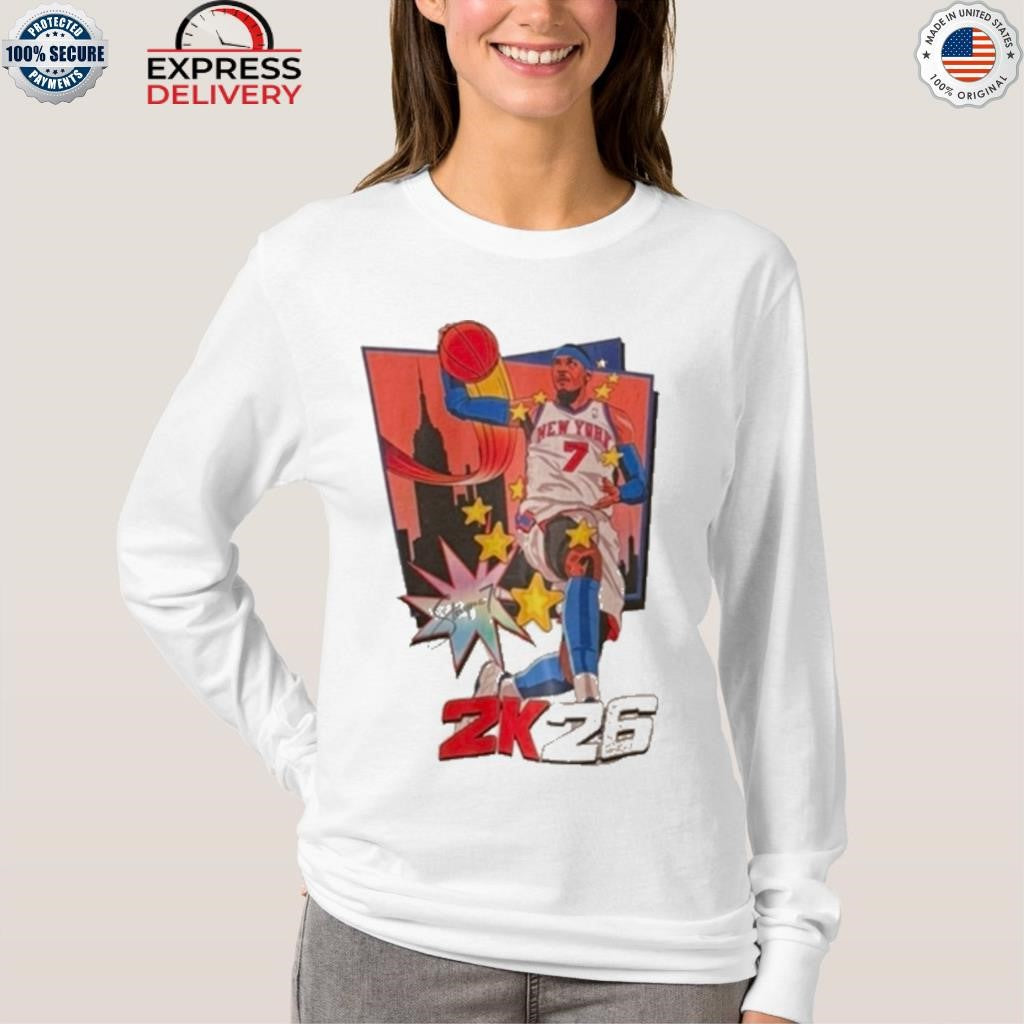 Carmelo Anthony York Knicks Nba 2K26 Shirt