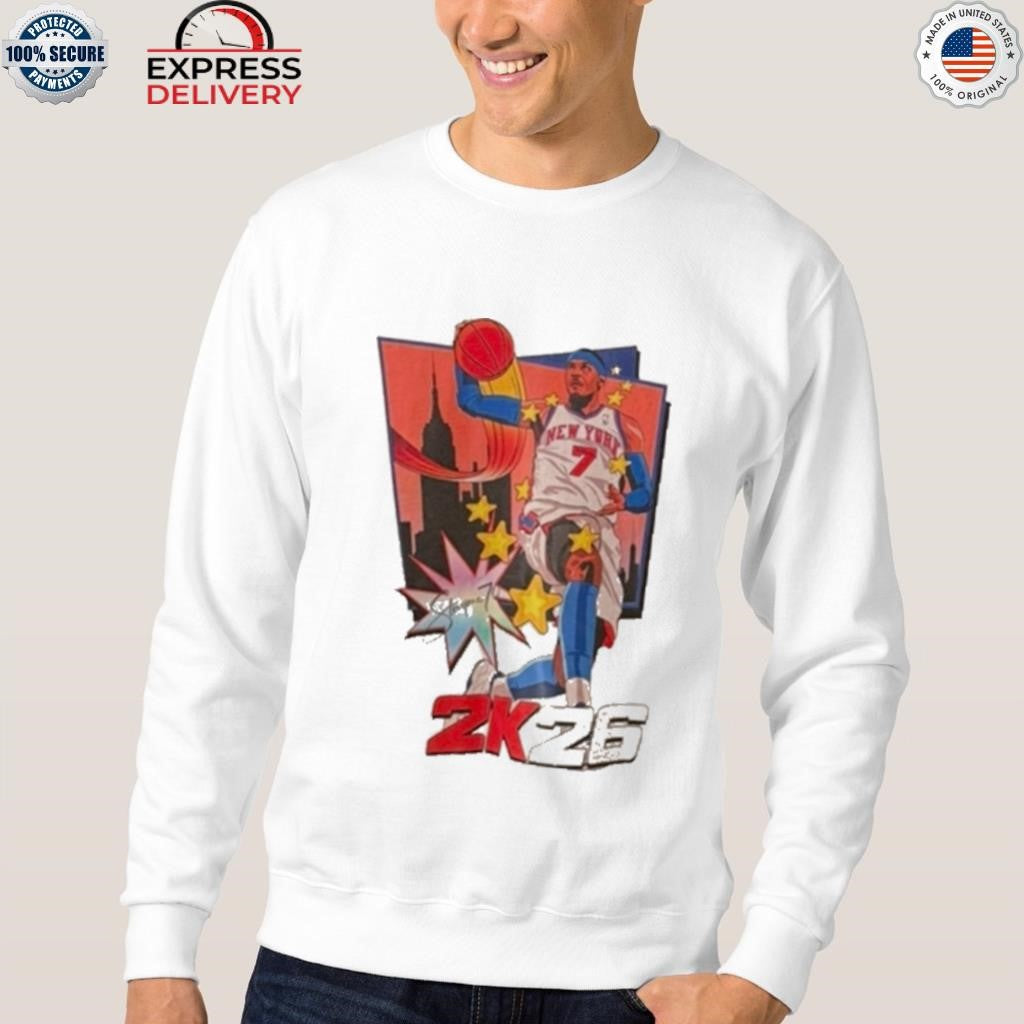Carmelo Anthony York Knicks Nba 2K26 Shirt