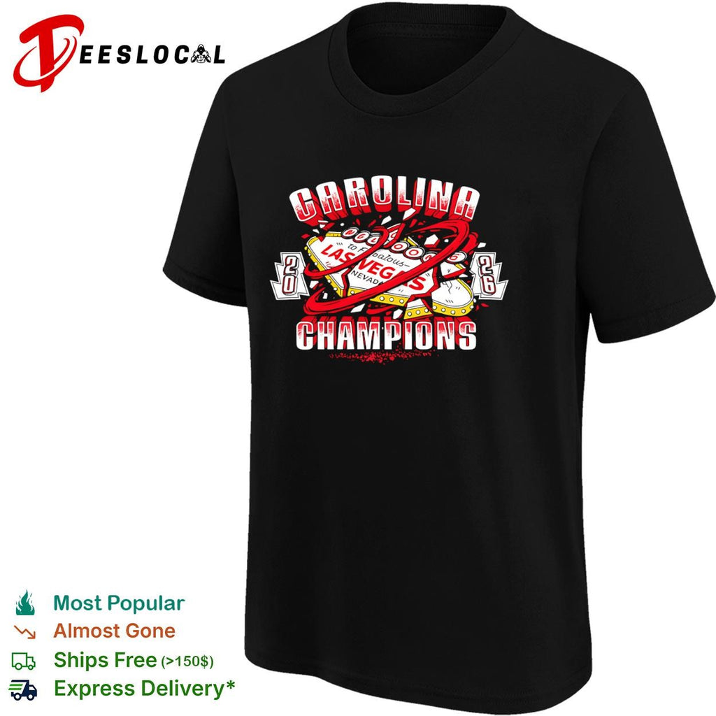 Carolina Hurricanes 2026 champions Las Vegas sign shirt