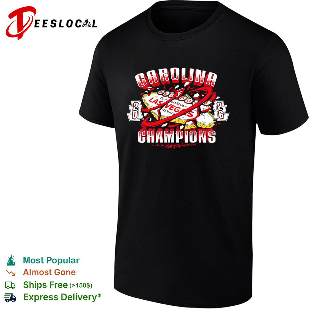 Carolina Hurricanes 2026 champions Las Vegas sign shirt