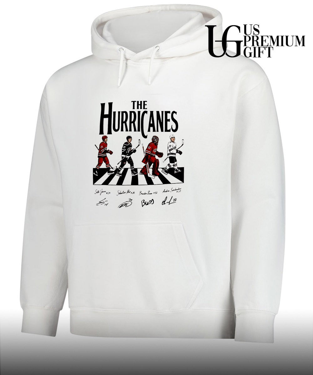Carolina Hurricanes 4 players abbey road signature shirt
