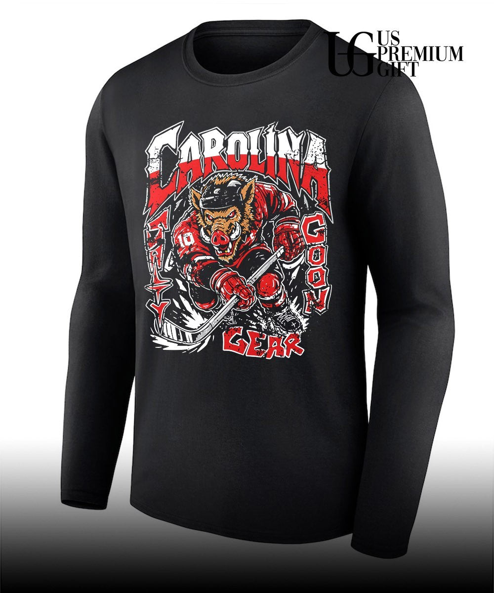 Carolina Hurricanes Ice Hockey Carolina Salty Goon Gear mascot shirt