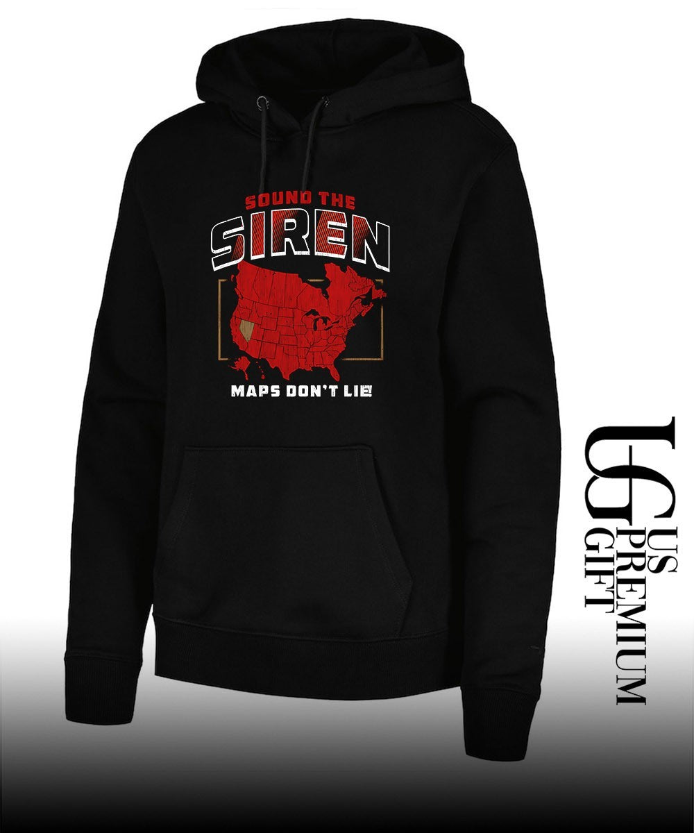 Carolina Hurricanes NHL Sound the Siren Maps Don’t Lie 2026 shirt