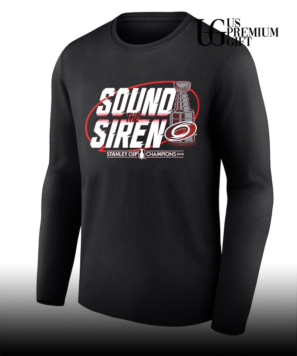 Carolina Hurricanes NHL Sound the Siren Stanley Cup Champions 2026 shirt